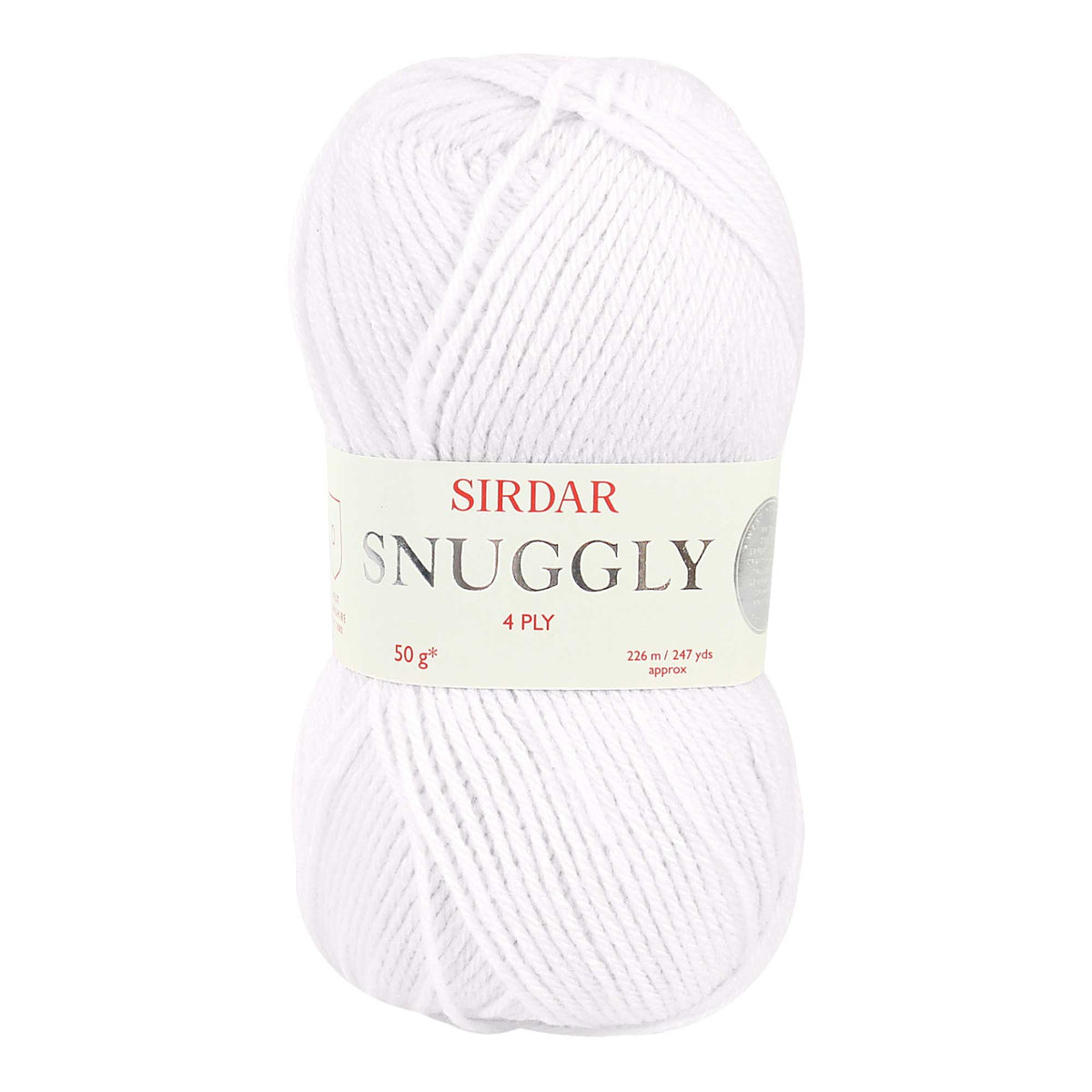 Sirdar Yarn "Snuggly" 4ply - White