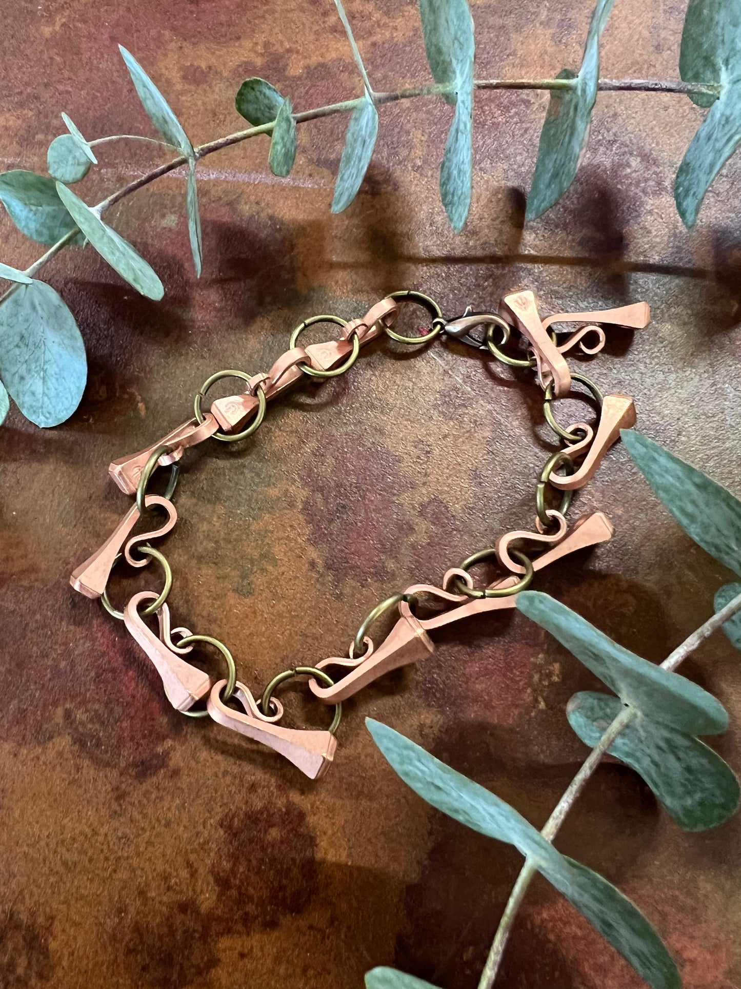 Horse Shoe Nail Bracelet