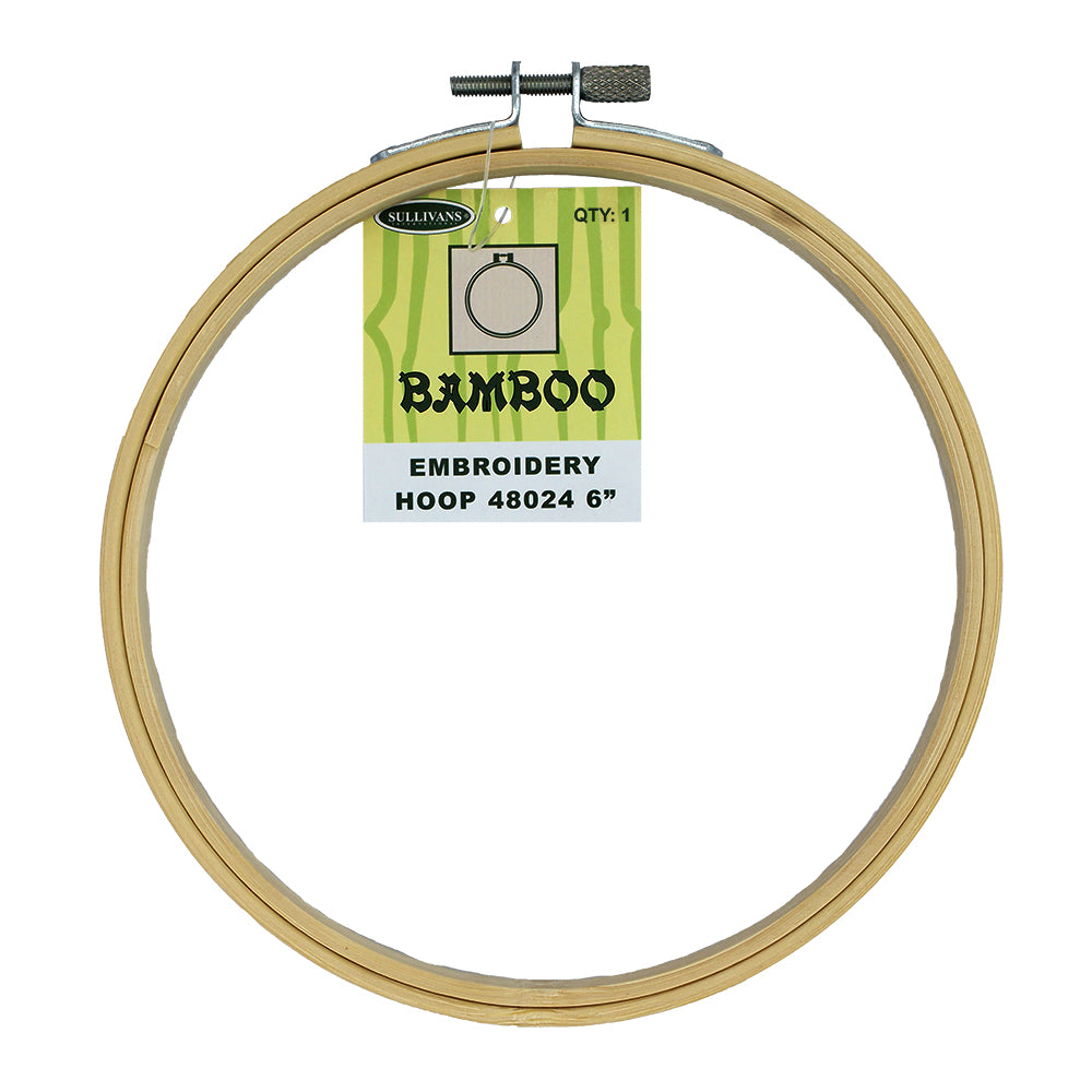 Bamboo Embroidery Hoop 6" (15cm)