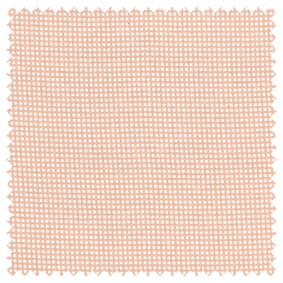 BIRCH FABRIC – HEARTS & FLOWERS - Heart Mini Check - Fat Quarter