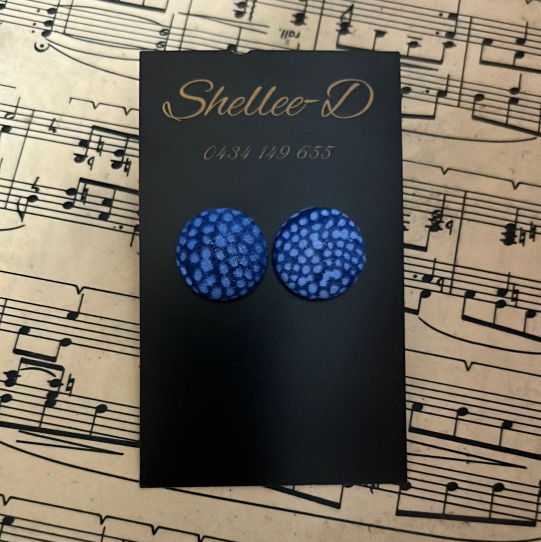Earrings by Shellee-D - Blue Spot