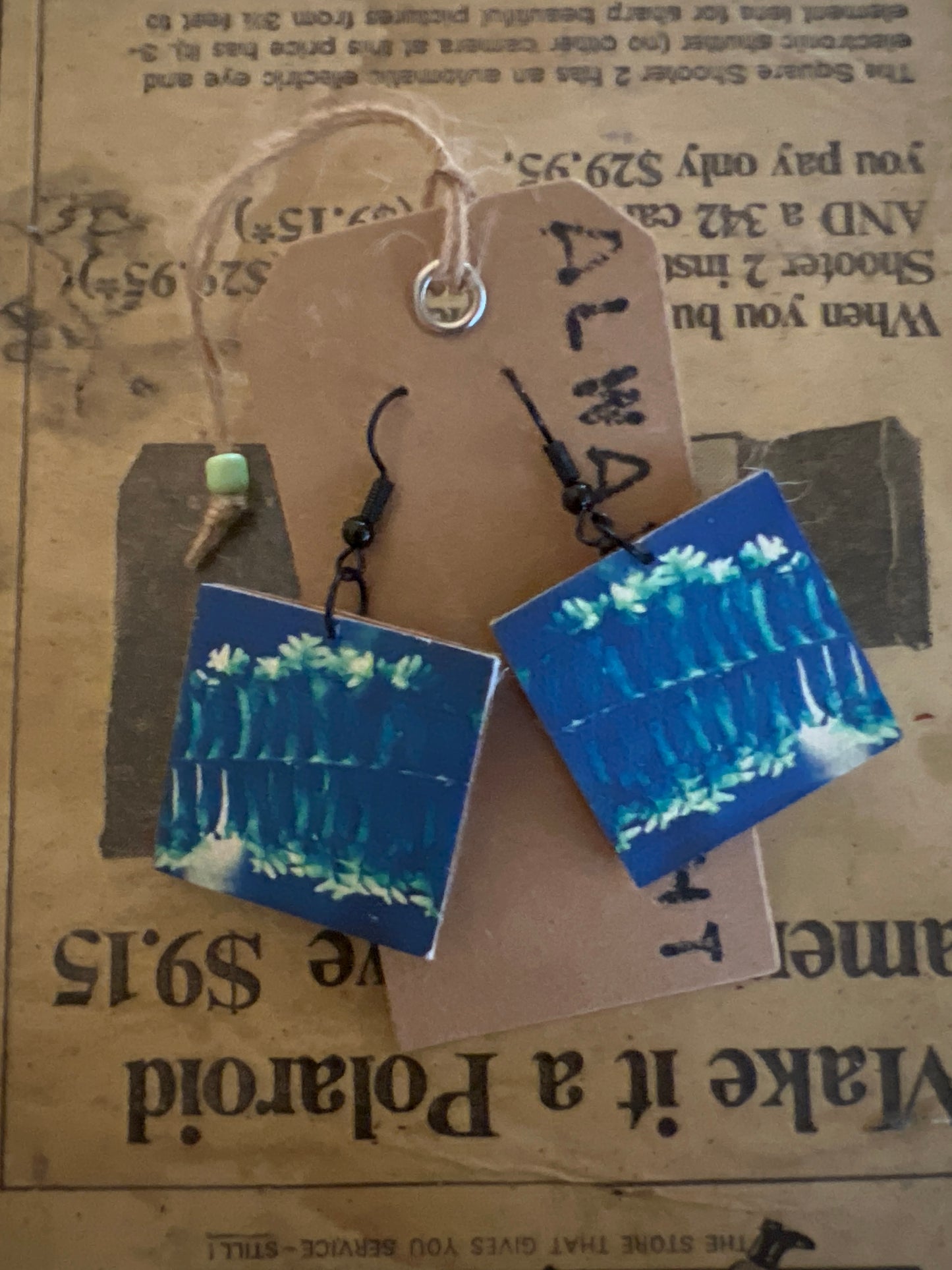 Fern Leaf Earrings (3x3cm)