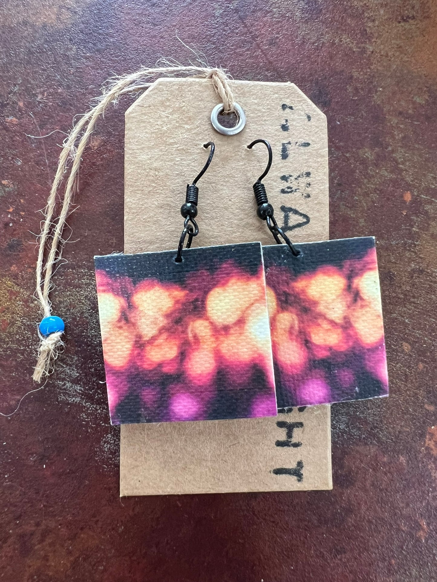 Bokeh Sunset Earrings (3x3cm)