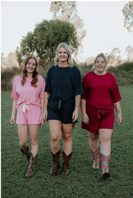 Lazee Luxe Top - Wine