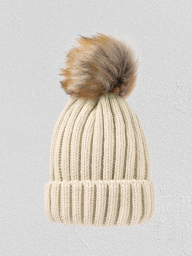 Cream Beanie