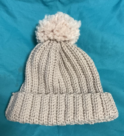 Handmade Beanie - Cream