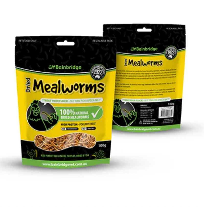 Dried Mealworms 100g