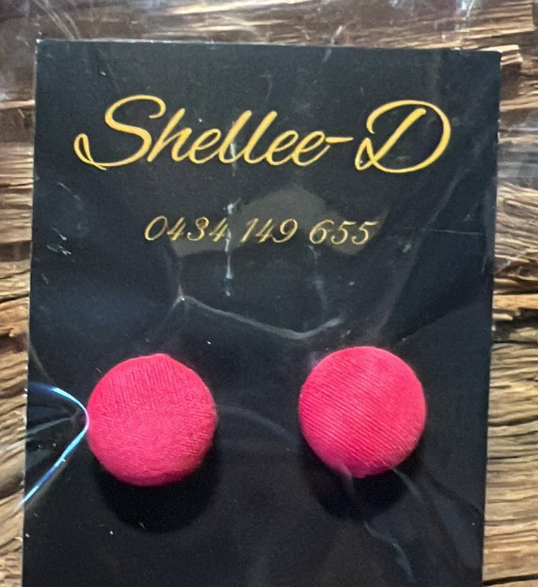 Earrings by Shellee-D - Hot Pink