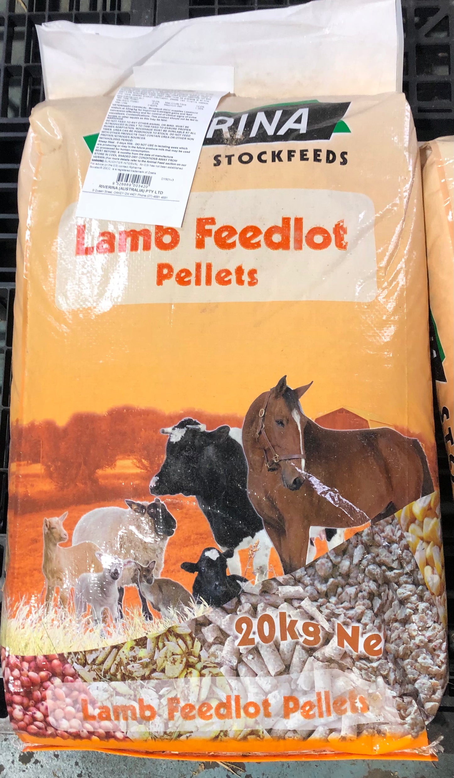 Lamb Feedlot Pellets - Riverina - 20kg