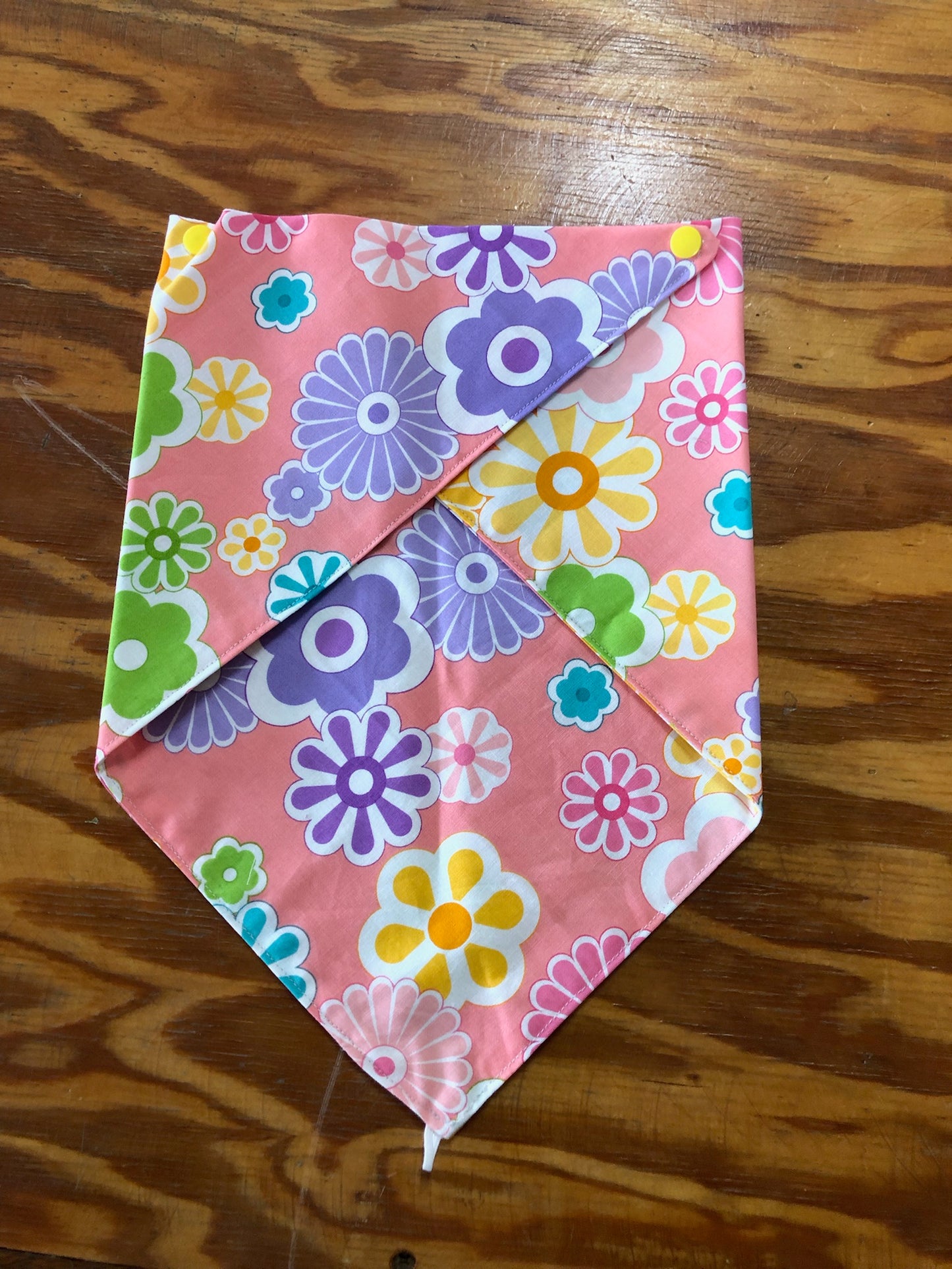 Bright Flowers Handmade Riding Scarf