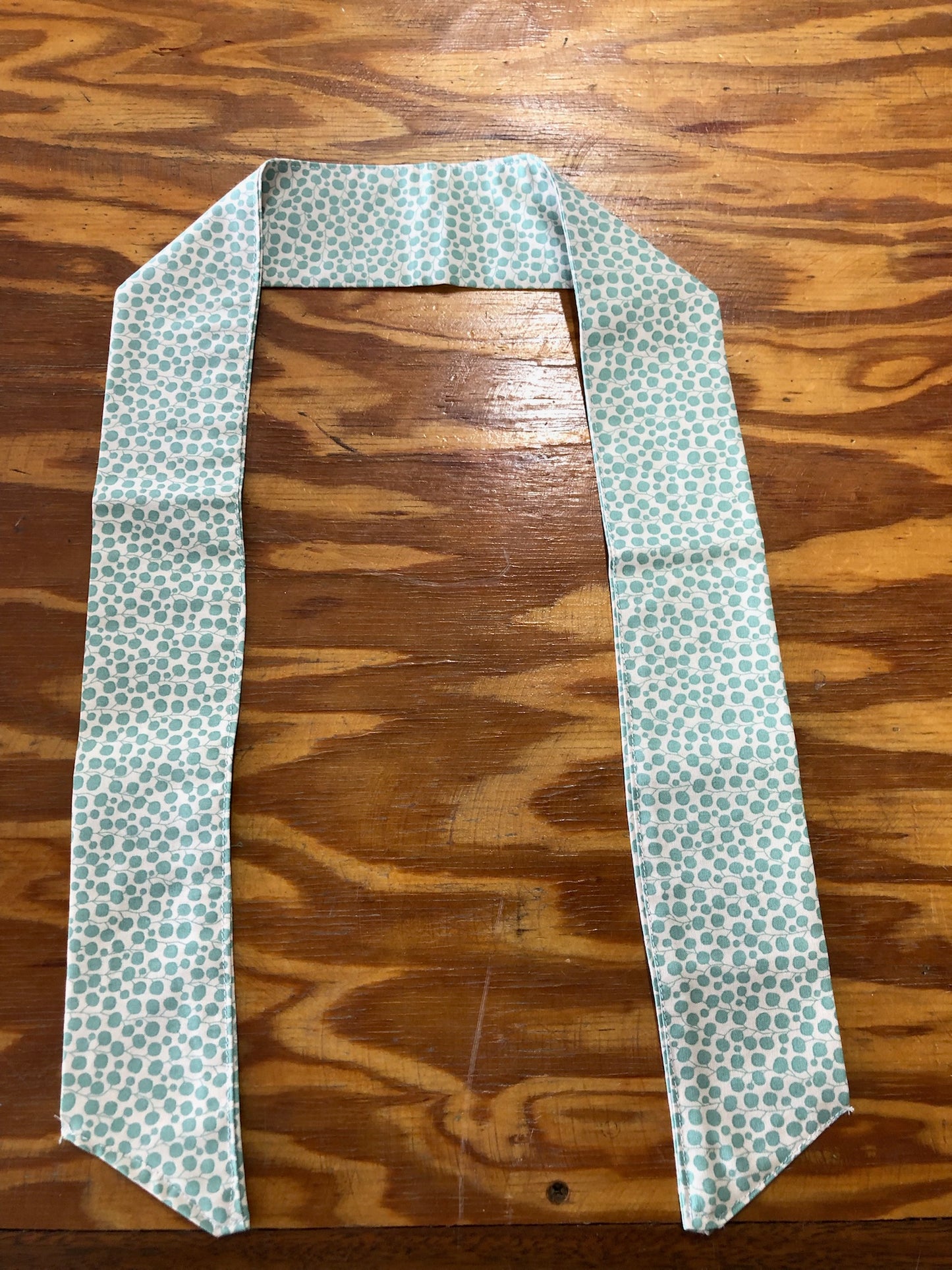 Green Leaf Handmade Scarf