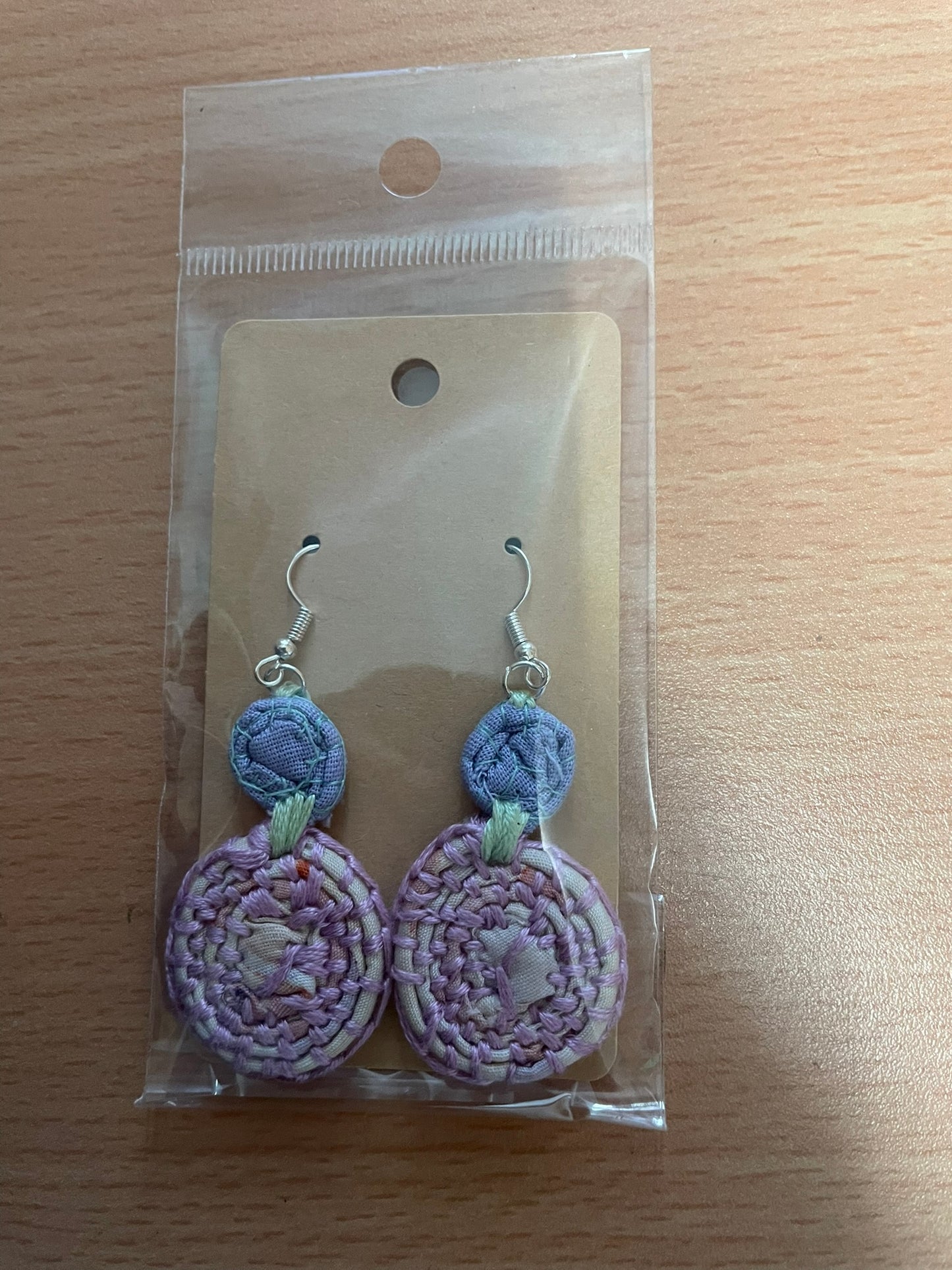 Fabric Coil Earring - Large