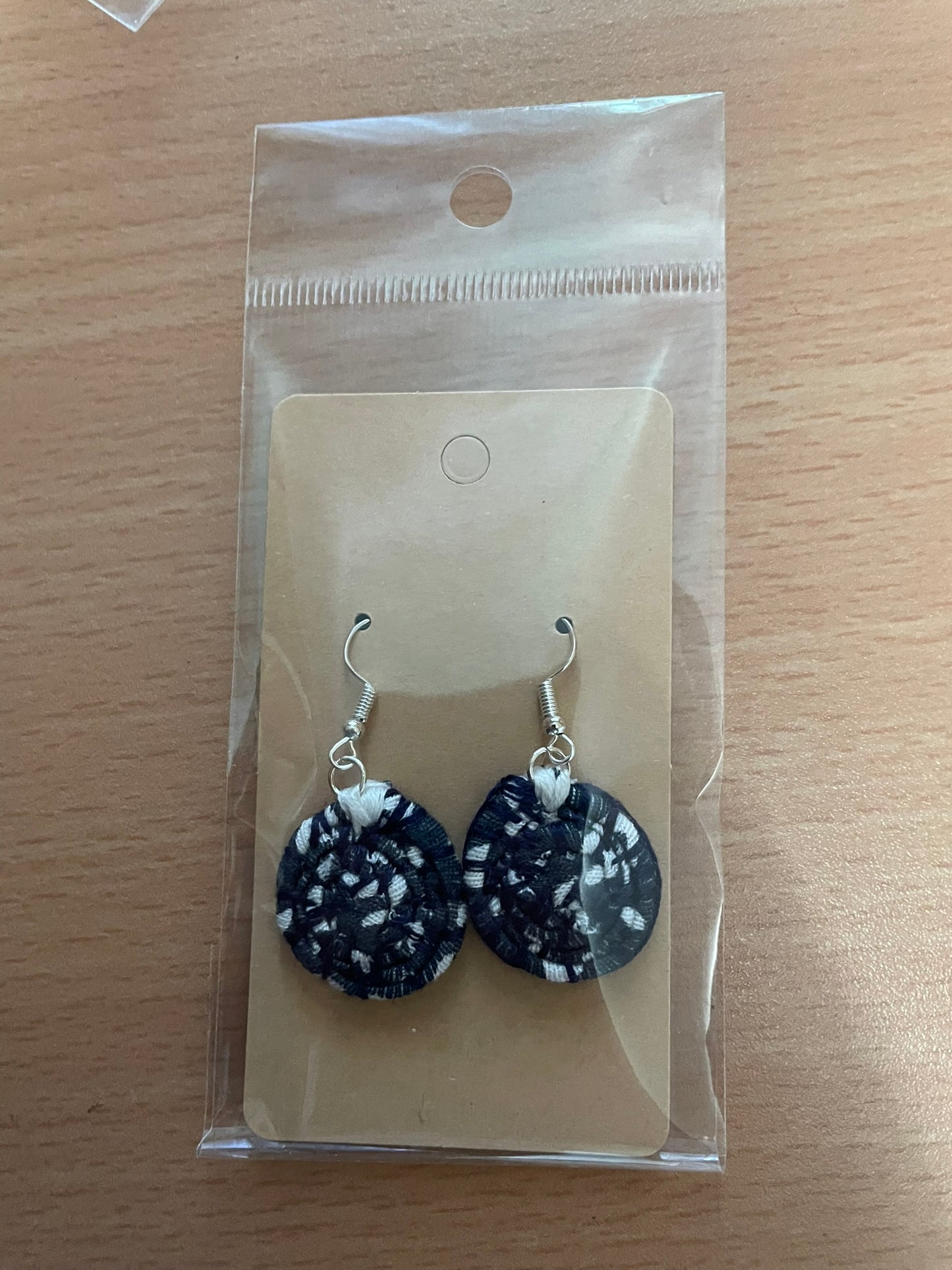 Fabric Coil Earring - Medium