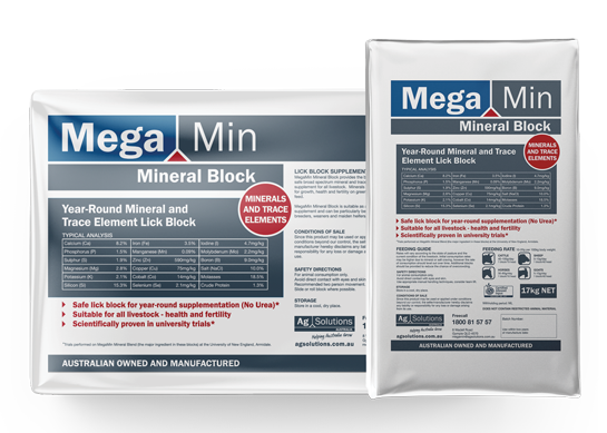 Megamin Original Mineral Lick Block 17kg