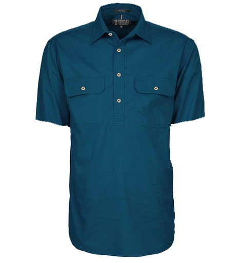 Mens Pilbara Closed Front S/S Shirt - Diesel