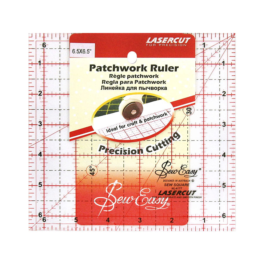 Sew Easy Square Rule 6.5in x 6.5in