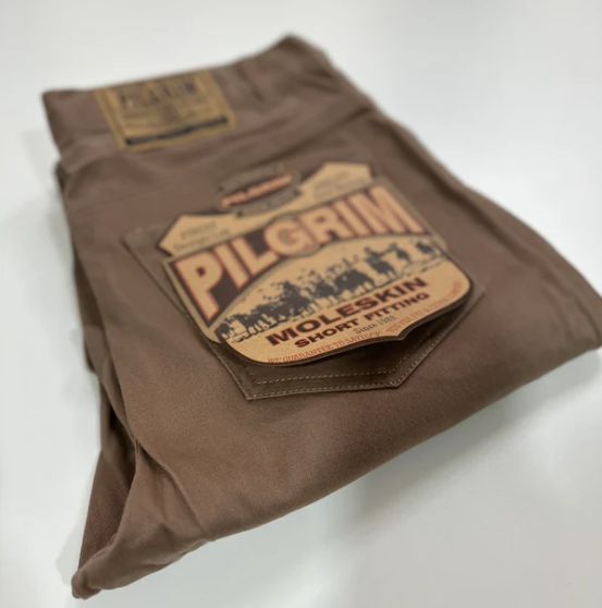 Pilgrim - Mens 5 Pocket Western Moleskin Jean - Acorn