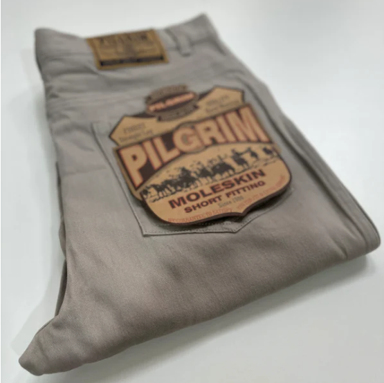 Pilgrim - Mens 5 Pocket Western Moleskin Jean - Bone