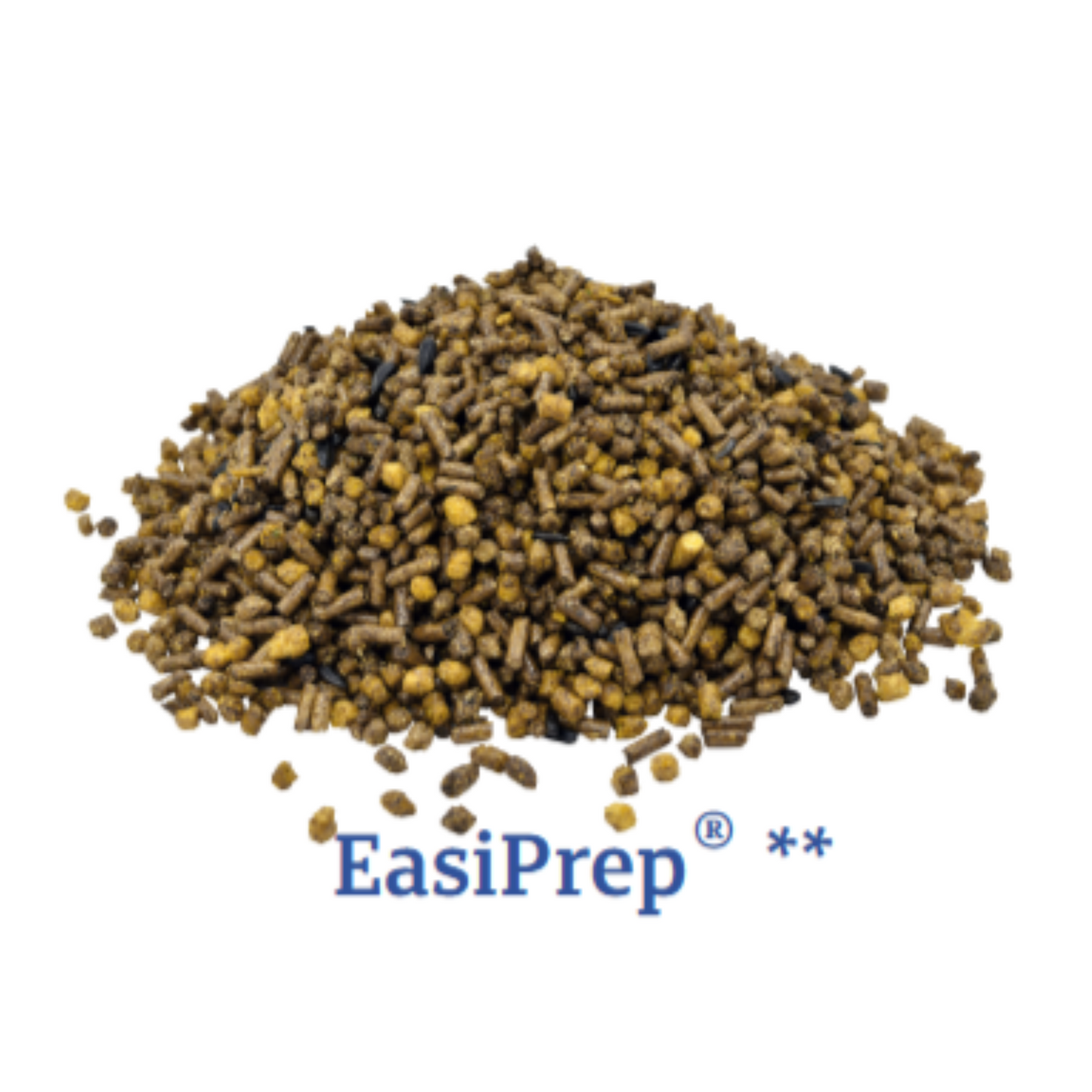 Pile of EasiPrep product on a white background