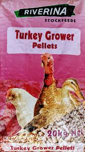 Turkey Grower/Finisher Pellets 20% - Riverina - 20kg