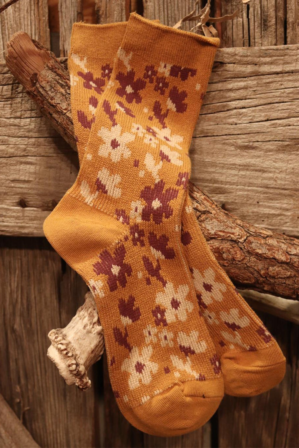 Vintage Floral Socks