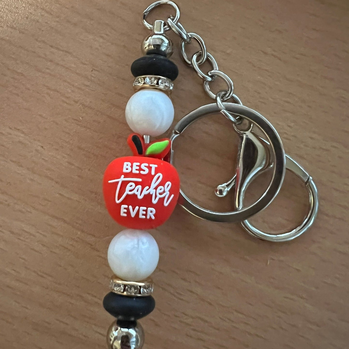 Beaded Keyring - Best Teacher
