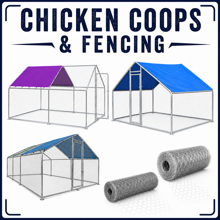 Fencing - Chicken Coops & Wire