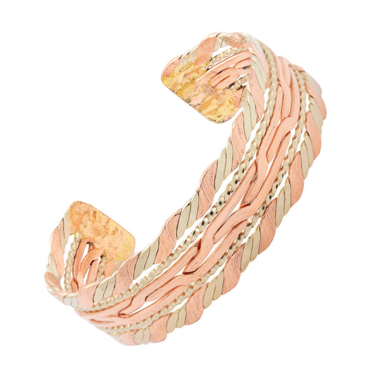 Braided Copper Bracelet - 4016