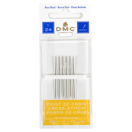 DMC Cross Stitch Needles - Pk6 Size 24