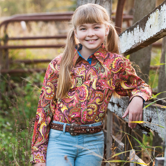 ORARA Paisley Girls Shirt