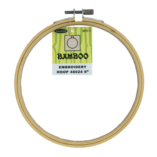 Bamboo Embroidery Hoop 6" (15cm)