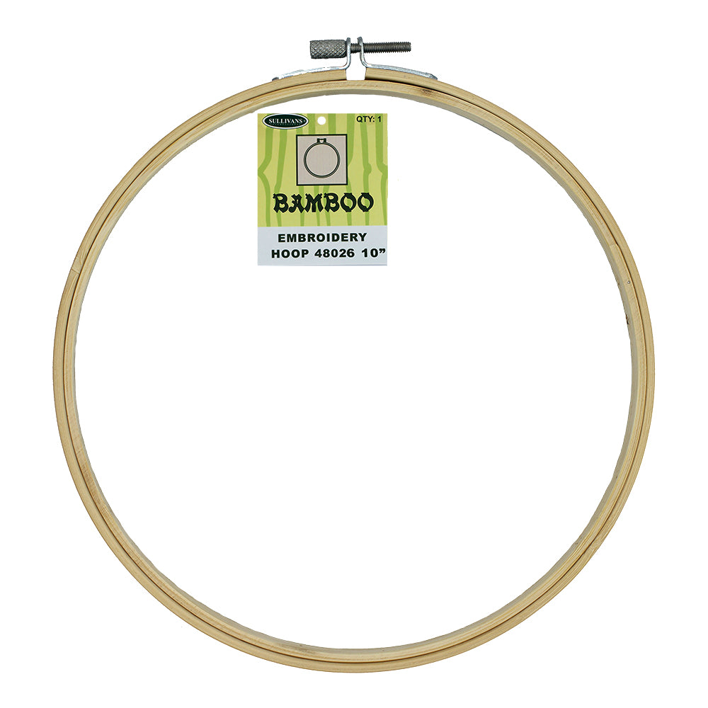 Bamboo Embroidery Hoop 10" (25cm)