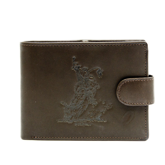Bullrider - Multi Way - Dark Brown Leather Wallet
