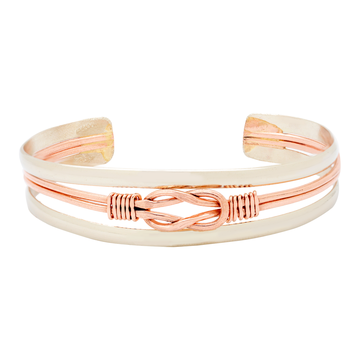 Knotted Copper Bracelet - 7003a