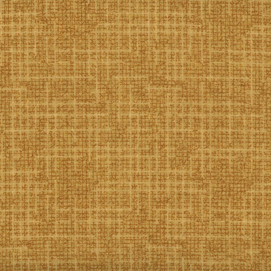 FABRIC LINEN LOOK BLENDER SPICES - Ochre- Fat Quarter