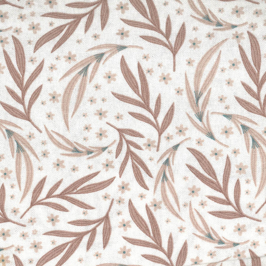Freehand Birds - Leaves Reverse - Fat Quarter
