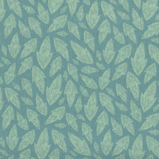 Freehand Birds - Mono Leaves - Fat Quarter