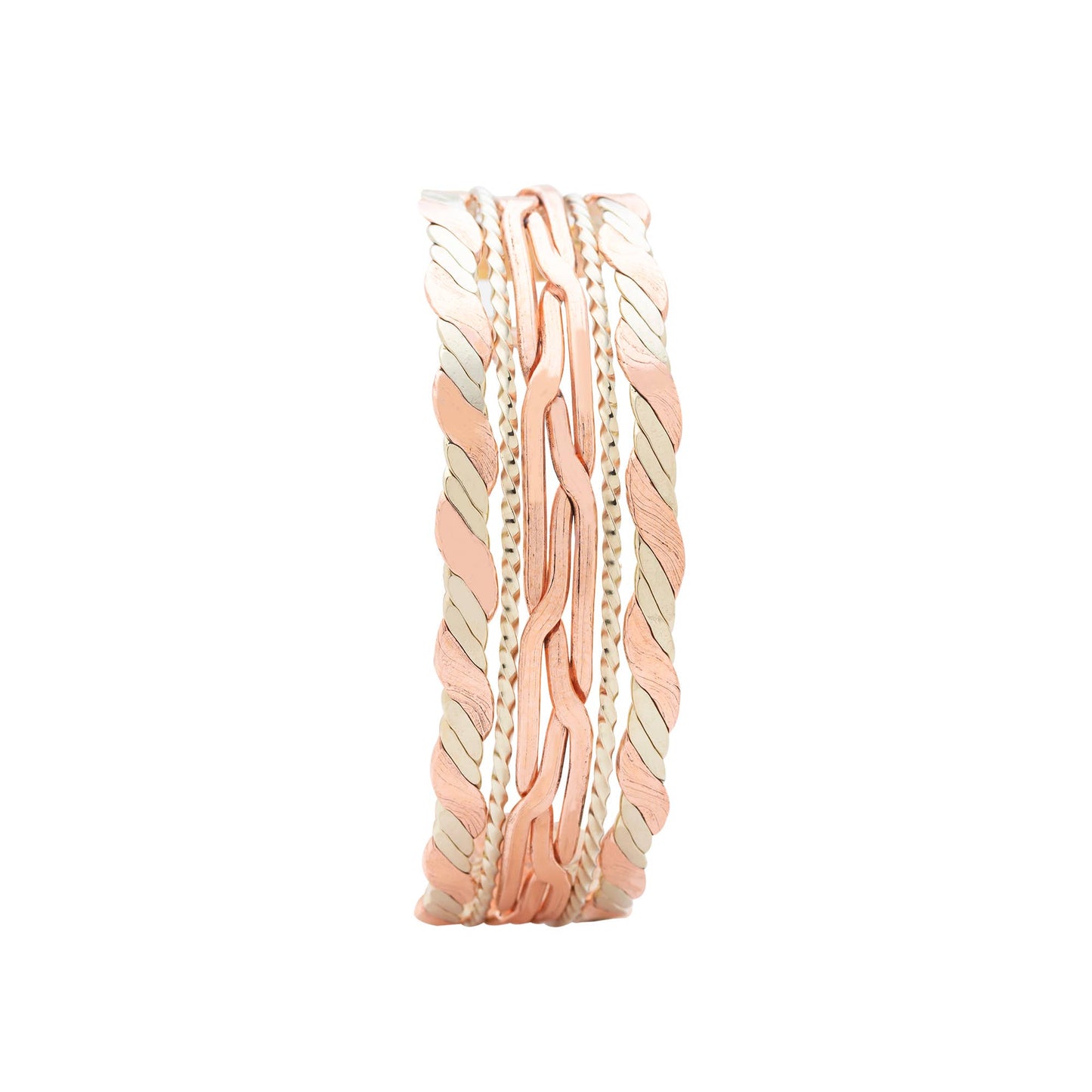 Braided Copper Bracelet - 4016