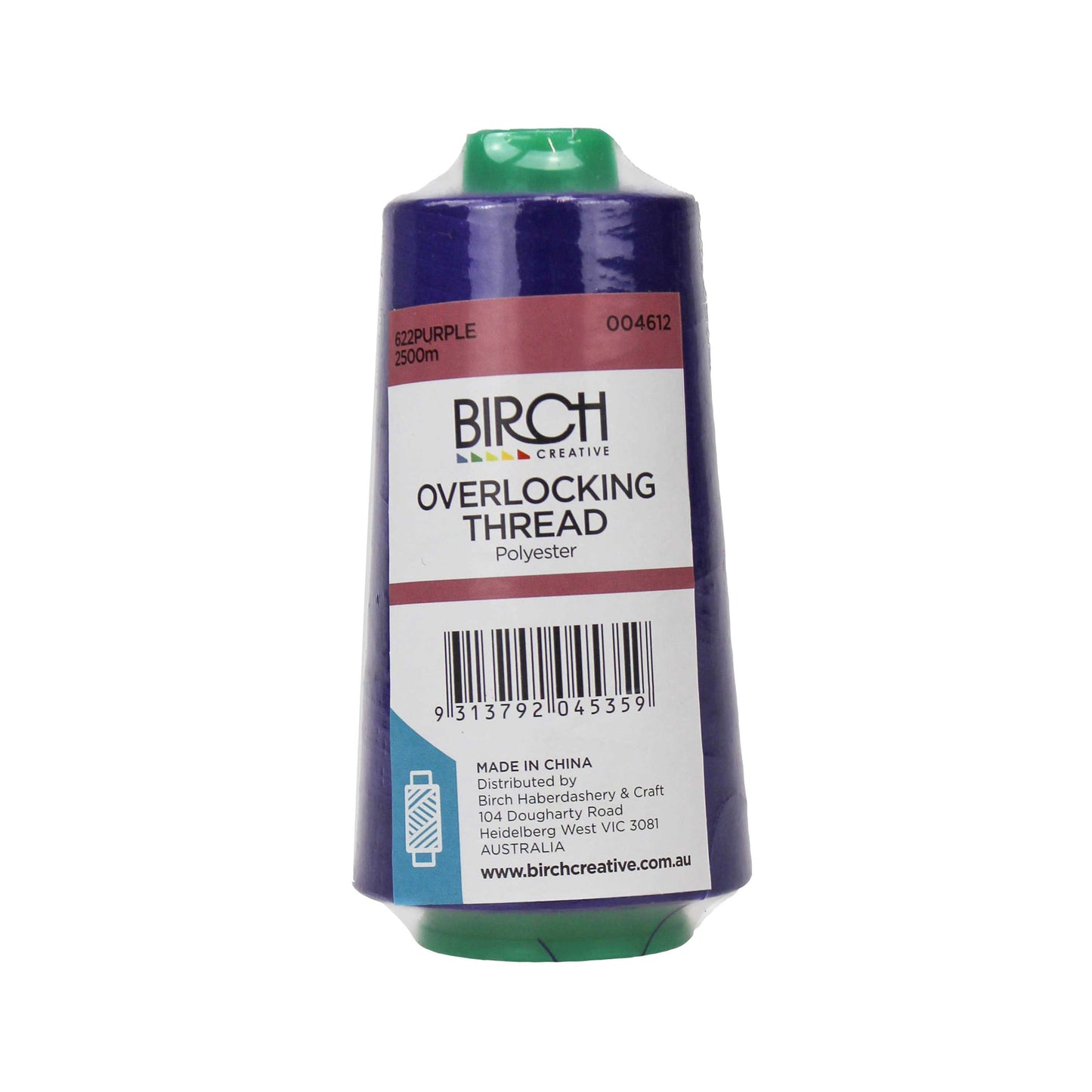 Birch Overlocking Thread - 2500mt Purple
