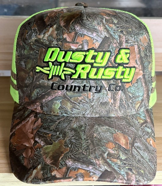 Aim Straight Revival Trucker Cap - Lime Green