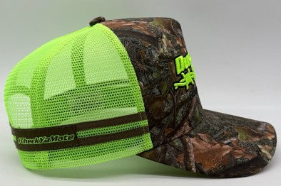 Aim Straight Revival Trucker Cap - Lime Green