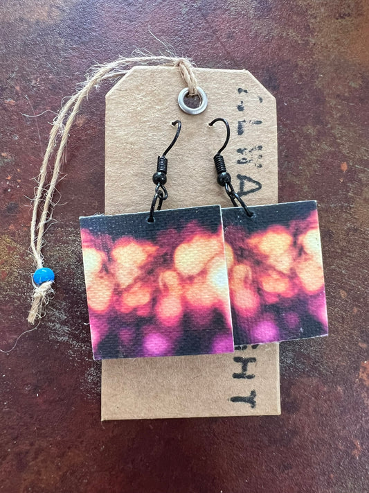 Bokeh Sunset Earrings (3x3cm)