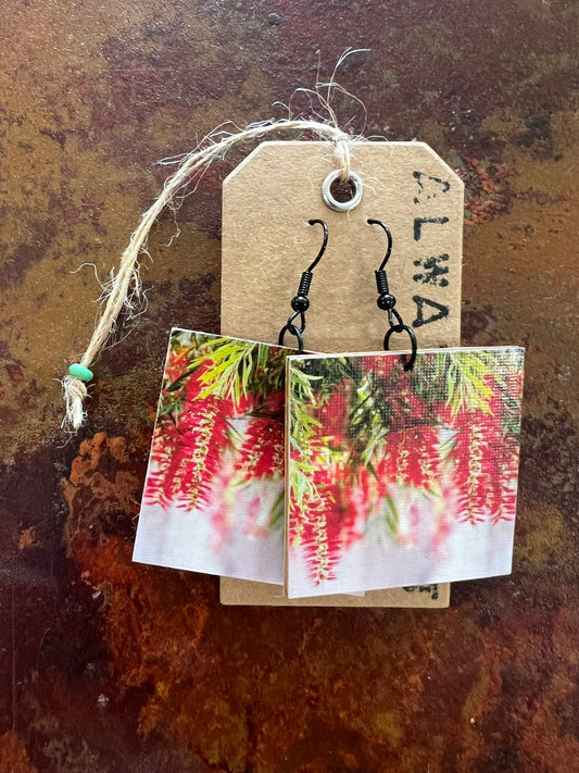 Bottlebrush Earrings (4x4cm)