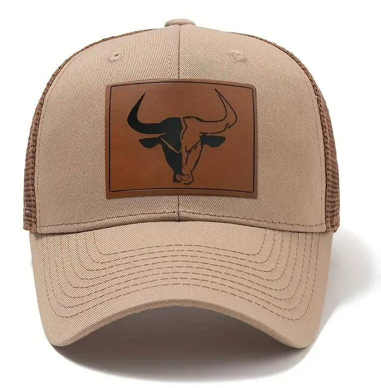 Brown Spanish Bullshead Trucker Cap