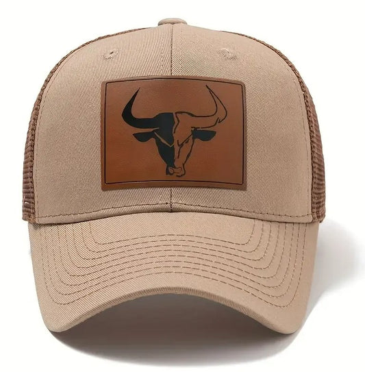 Brown Spanish Bullshead Trucker Cap