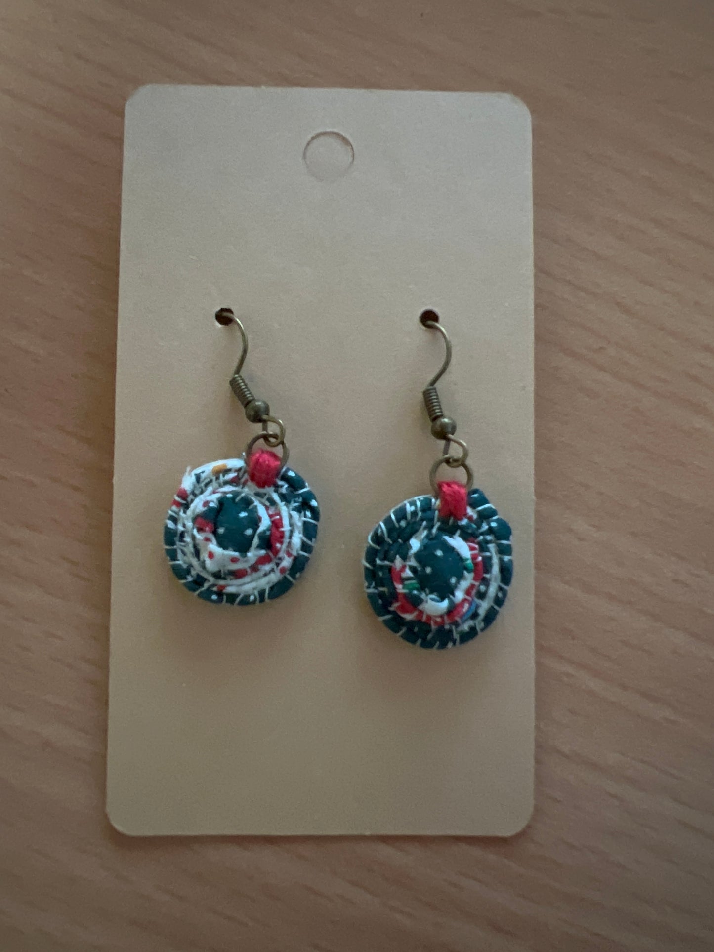 Fabric Coil Earring - Small