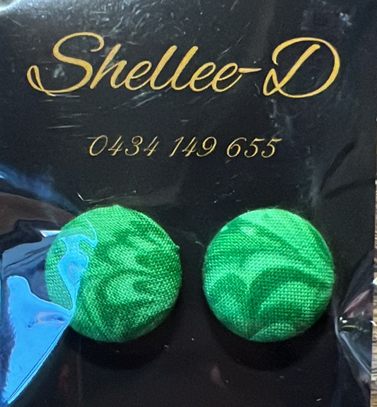 Earrings by Shellee-D - Green Leaves