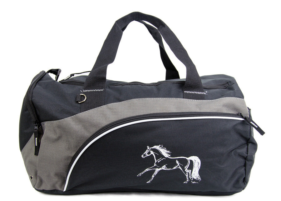 Black & Grey Overnight Bag
