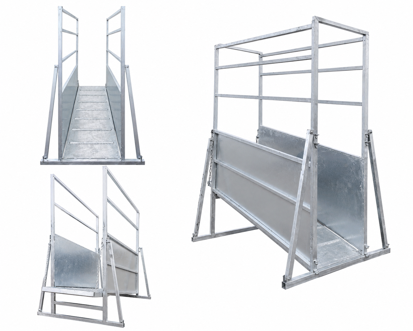Height Adjustable Cattle Loading Ramp 1