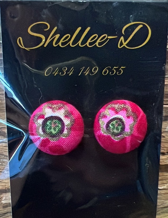Earrings by Shellee-D - Hot Pink